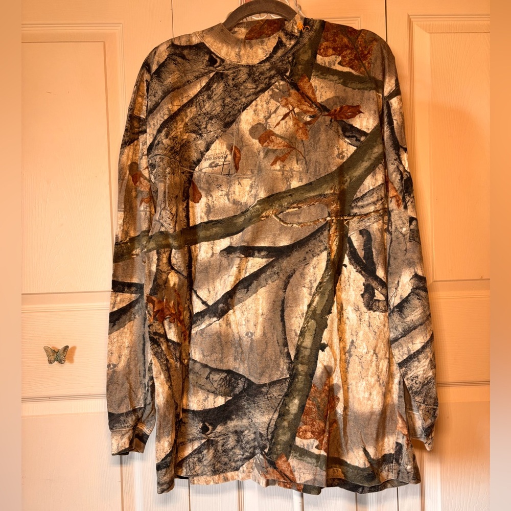 Browning Camouflage Shirt with Green and Brown